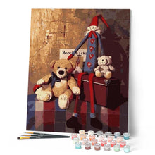 Carica l'immagine nel visualizzatore di Gallery, Dipingere con i numeri - Orsacchiotti E Marionette Figured'Art