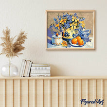 Carica l'immagine nel visualizzatore di Gallery, Dipingere con i numeri - Fiori E Arancio