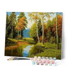 Carica l'immagine nel visualizzatore di Gallery, Dipingere con i numeri - Cascata Del Fiume Selvaggio Figured'Art