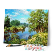 Carica l'immagine nel visualizzatore di Gallery, Dipingere con i numeri - Paesaggio Fluviale Figured'Art