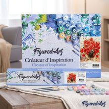 Carica l'immagine nel visualizzatore di Gallery, Dipingere con i numeri - Fiori Rossi