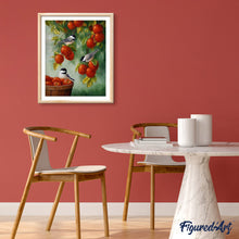 Carica l'immagine nel visualizzatore di Gallery, Dipingere con i numeri - Uccelli Su Mele Rosse