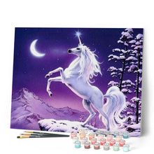Carica l'immagine nel visualizzatore di Gallery, Dipingere con i numeri - Unicorno E Luna Figured'Art