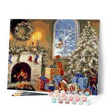 Carica l'immagine nel visualizzatore di Gallery, Dipingere con i numeri - Giorno Di Natale Figured'Art