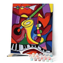 Carica l'immagine nel visualizzatore di Gallery, Dipingere con i numeri - Banda Jazz Figured'Art