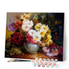 Carica l'immagine nel visualizzatore di Gallery, Dipingere con i numeri - Vaso Di Crisantemo Figured'Art