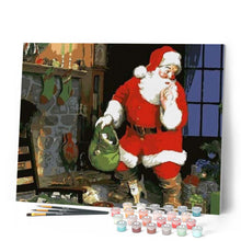 Carica l'immagine nel visualizzatore di Gallery, Dipingere con i numeri - Regalo Di Babbo Natale Figured'Art