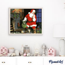 Carica l'immagine nel visualizzatore di Gallery, Dipingere con i numeri - Regalo Di Babbo Natale