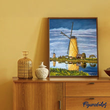 Carica l'immagine nel visualizzatore di Gallery, Dipingere con i numeri - Fiume E Mulino