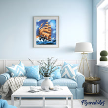 Carica l'immagine nel visualizzatore di Gallery, Dipingere con i numeri - Veliero