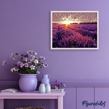 Carica l'immagine nel visualizzatore di Gallery, Dipingere con i numeri - Campo Di Lavanda