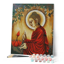 Carica l'immagine nel visualizzatore di Gallery, Dipingere con i numeri - Buddha Figured'Art