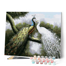 Carica l'immagine nel visualizzatore di Gallery, Dipingere con i numeri - Pavoni Amorevoli Figured'Art