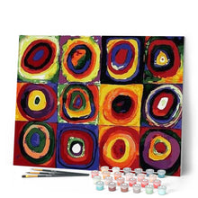 Carica l'immagine nel visualizzatore di Gallery, Dipingere con i numeri - Cerchi Figured'Art