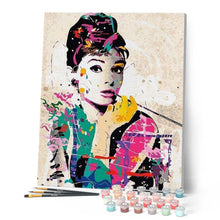Carica l'immagine nel visualizzatore di Gallery, Dipingere con i numeri - Audrey Figured'Art