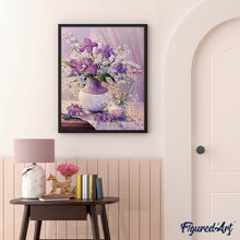 Carica l'immagine nel visualizzatore di Gallery, Dipingere con i numeri - Elegante Vaso Viola