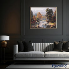 Carica l'immagine nel visualizzatore di Gallery, Dipingere con i numeri - Paesaggio Forestale