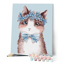Carica l'immagine nel visualizzatore di Gallery, Dipingere con i numeri - Signorina Gatto Figured'Art