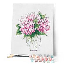 Carica l'immagine nel visualizzatore di Gallery, Dipingere con i numeri - Vaso E Fiori Figured'Art