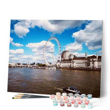 Carica l'immagine nel visualizzatore di Gallery, Dipingere con i numeri - Great Wheel Di Londra Figured'Art