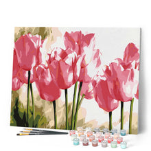 Carica l'immagine nel visualizzatore di Gallery, Dipingere con i numeri - Tulipani Rosa Figured'Art