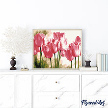 Carica l'immagine nel visualizzatore di Gallery, Dipingere con i numeri - Tulipani Rosa