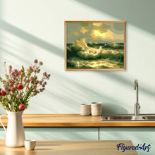 Carica l'immagine nel visualizzatore di Gallery, Dipingere con i numeri - Mare Tempestoso