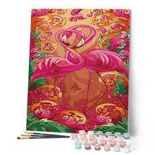 Carica l'immagine nel visualizzatore di Gallery, Dipingere con i numeri - Fenicotteri Rosa Figured'Art