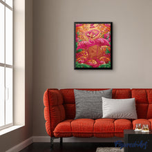 Carica l'immagine nel visualizzatore di Gallery, Dipingere con i numeri - Fenicotteri Rosa