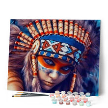 Carica l'immagine nel visualizzatore di Gallery, Dipingere con i numeri - Look Indiano Figured'Art