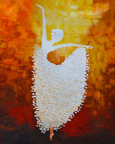 Dipingere con i numeri | Ballerina Astratta | Figured'Art