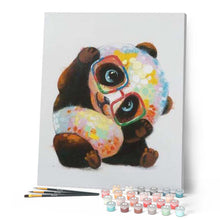 Carica l'immagine nel visualizzatore di Gallery, Dipingere con i numeri - Panda Con Gli Occhiali Figured'Art
