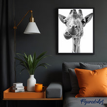 Carica l'immagine nel visualizzatore di Gallery, Dipingere con i numeri - Giraffa Divertente