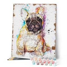 Carica l'immagine nel visualizzatore di Gallery, Dipingere con i numeri - Cane Marrone Figured'Art