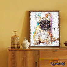 Carica l'immagine nel visualizzatore di Gallery, Dipingere con i numeri - Cane Marrone
