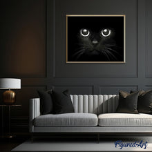 Carica l'immagine nel visualizzatore di Gallery, Dipingere con i numeri - Testa Di Gatto Nero
