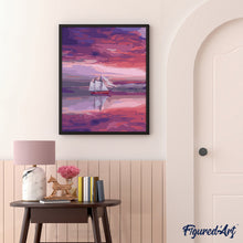 Carica l'immagine nel visualizzatore di Gallery, Dipingere con i numeri - Barca A Vela Mar Rosso