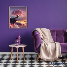 Carica l'immagine nel visualizzatore di Gallery, Dipingere con i numeri - Albero Rosa