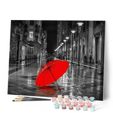 Carica l'immagine nel visualizzatore di Gallery, Dipingere con i numeri - Ombrello Rosso Figured'Art