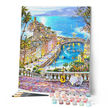 Carica l'immagine nel visualizzatore di Gallery, Dipingere con i numeri - Spiaggia Di Città Estiva Figured'Art