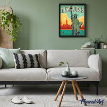Carica l'immagine nel visualizzatore di Gallery, Dipingere con i numeri - Poster di viaggio a New York City