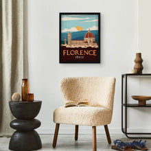 Carica l'immagine nel visualizzatore di Gallery, Dipingere con i numeri - Poster di viaggio a Firenze, Italia