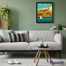 Carica l'immagine nel visualizzatore di Gallery, Dipingere con i numeri - Poster di viaggio a Tel Aviv