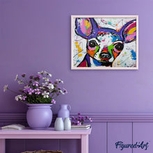 Carica l'immagine nel visualizzatore di Gallery, Dipingere con i numeri - Cane Con Stile