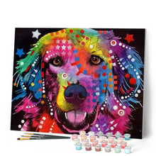 Carica l'immagine nel visualizzatore di Gallery, Dipingere con i numeri - Labrador Colorato Figured'Art