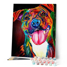 Carica l'immagine nel visualizzatore di Gallery, Dipingere con i numeri - Cane Contento Figured'Art