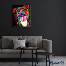 Carica l'immagine nel visualizzatore di Gallery, Dipingere con i numeri - Cane Contento