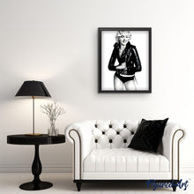 Carica l'immagine nel visualizzatore di Gallery, Dipingere con i numeri - Marilyn Monroe In Bianco E Nero