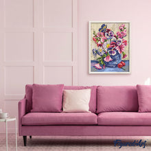 Carica l'immagine nel visualizzatore di Gallery, Dipingere con i numeri - Fiori Con Ciliegie