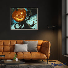 Carica l'immagine nel visualizzatore di Gallery, Dipingere con i numeri - Zucche Spaventose Halloween
